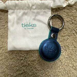 Tieks Metallic Blue Keychain